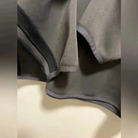 Banana Republic Jacket Men’s Large Gray Soft Shell 1/4 Zip Pocket Mock Neck - Picture 5 of 8